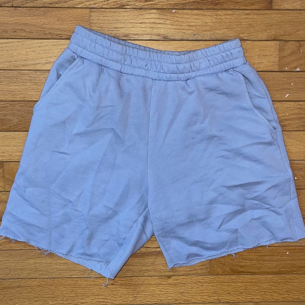 Forever 21 Baby Blue Sweatshirts, with Pockets, Size S